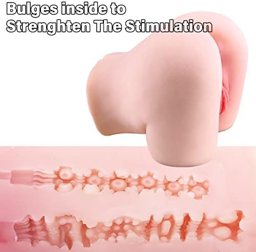 Male Masturbators Sex Dolls Pussy - Sex Toys For Men Adult Toys Yontuy 4.6Lb Pocket Pussy Ass, Realistic 3D Skin Vagina Sex Toy, Soft Anal Butt Sex Stroker - Image 3