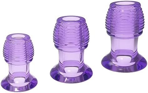 Sm Trainer Soft Rubber Hollow Anal Plug Anal Expansion Wearable Anal Plug Adult Sex Toys For Male Pleasure Teasing Flriting 3 Pcs