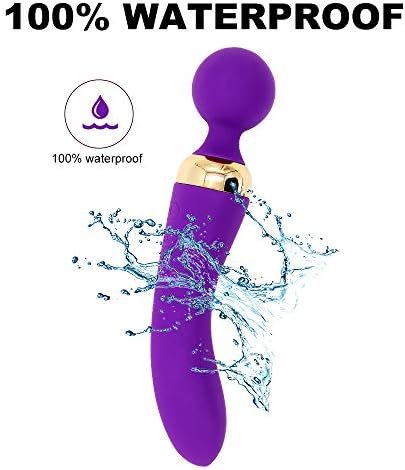 Omekiida Female Masturbator Vibrator Usb Charging 12 Frequency G Spot Vibrator Massage Double Knight Silicone Waterproof Vibrator Sex Toys For Women (Dark Purple) - Image 3