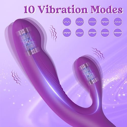 G Spot Vibrator Sex Toys For Women With 10 Vibration & 5 Tapping Modes Vibrators G Spot Stimulator Clitoral Vibrator G Spot Dildo Adult Toys For Women - Image 2