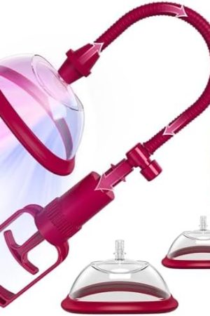 Pussy Pump Sex Toys For Women, Vagina Pump Women Sex Toys, Manual Vacuum Clit Pump Increased Sensitivity Powerful Suction Stimulate Clitoris Enhances Sexual Pleasure Tools For Women Red
