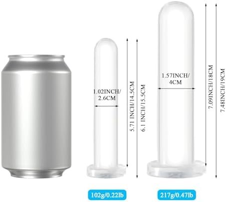 Anal Plug Set,2Ps Butt Plug With Suction Cup,Clear Jelly Dildo - Image 2