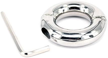 Discountone Stainless Ball Stretcher Weights, Penis Rings Cock Stretcher Scrotum Testicle Bondage (Id 30Mm) - Image 3