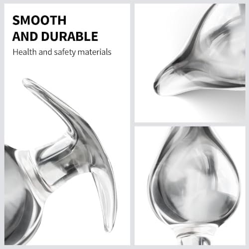 Large Butt Plug,Crystal Glass Anal Plug,Anal Trainer,Bum Plug,Crystal Butt Plug,Anal Expander Training Sex Toys Anal Masturbation Plug For Men Women Gay And Couples (Clear Glass) - Image 2