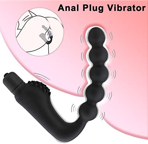 Sex Toys Anal Beads Anal Vibrator Butt Plug Prostate Massager Sex Tool For Men Anal Plug With 10 Speed Modes Bullet Vibrator For Sexual Stimulation - Image 2
