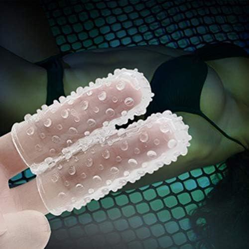 Amosfun Mini Finger Vibrator Stimulator Massager Vibrating Finger Sleeve Vibrator Woman Pleaure Toys - Image 3