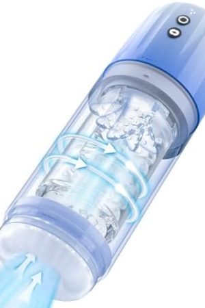 Sex Toy Male Automatic Masturbator: 7 Sucking And 7 Rotating, Electric Adult Hand Free Sex Machine With Realistic Silicone Sleeve For Men Blowjob Stroker Penis Pump With Tongue Licking