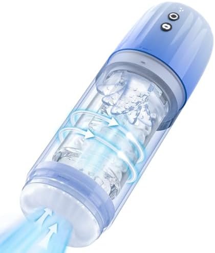 Sex Toy Male Automatic Masturbator: 7 Sucking And 7 Rotating, Electric Adult Hand Free Sex Machine With Realistic Silicone Sleeve For Men Blowjob Stroker Penis Pump With Tongue Licking