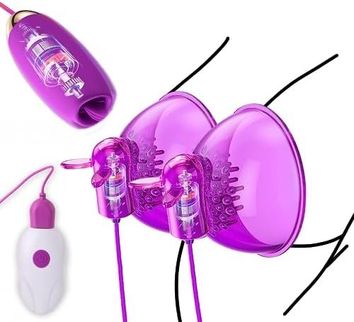 Nipple Clitorals Vibrator Adult Toys - Women Sex Toy Vibrating Nipple Toy Sucker Massage With 10 Vibration 10 Tongue Licking Modes, Rechargeable Female Adult Sex Toys Games For Women Couples Pleasure