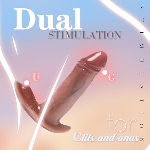 Realistic Wearable Vibrator Thrusting Anal Dildo With Remote Control, Lubisey G Spot Vibrating Dildos With 8 Thrust&Vibrate, Lifelike Clitoral Anal Thruster Sex Toy For Women Men Vibrators - Image 3