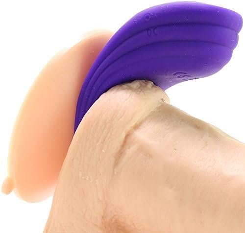 Calexotics Rechargeable Passion Enhancer – 7 Function Vibrating Waterproof Pleasure Ring – Silicone Clitoral Massager Sex Toy For Couples - Purple - Image 2