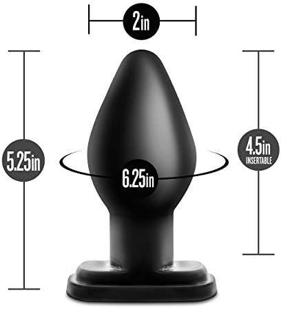 Blush Anal Adventures Xl Anal Plug - Tapered Tip For Easy Insertion Butt Toy - Base Anchors Plug Safely Outside The Body - Soft And Comfortable Stay Put Design - Advanced Buttplug Play - Sex Toy - Image 3