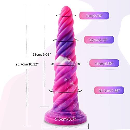 Realistic Tentacle Dildo, Hismith 10.15 Inch Slightly Curved Silicone Monster Dildo With Strong Suction Cup, Adult Sex Toy For Women, Men And Couples - Image 2