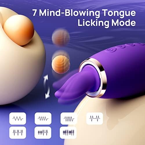 Kstasn Vibrators Sex Toys - Female Clit & G Spot Vibrators With Double Flapping - High Frequency Personal Massager Wand Adult Sensory Toy 3 Silicone Heads Pink - Image 2