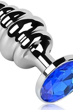 Fst Thread Butt Plug Aluminum Alloy Anal Plug For Women Men Couple, Diamond Color Random