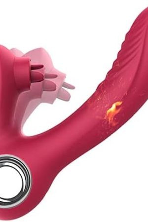 Rabbit Vibrators Women Sex Toys,G Spot Vibrators Anal Dildo Vibrator Sex Toy For Woman Realistic Dildos With 5 Flapping & 10 Vibration Modes,Heated Rechargeable Adult Sex Toys & Games