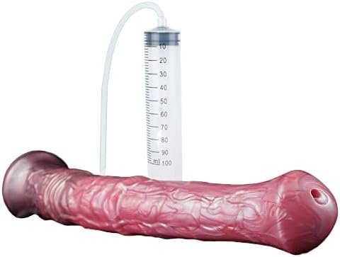 Multi Color Silicone Soft Big Long Horse Dildo Squirting Dildo Anal Plug Optional Size With Suction Base (L) - Image 2