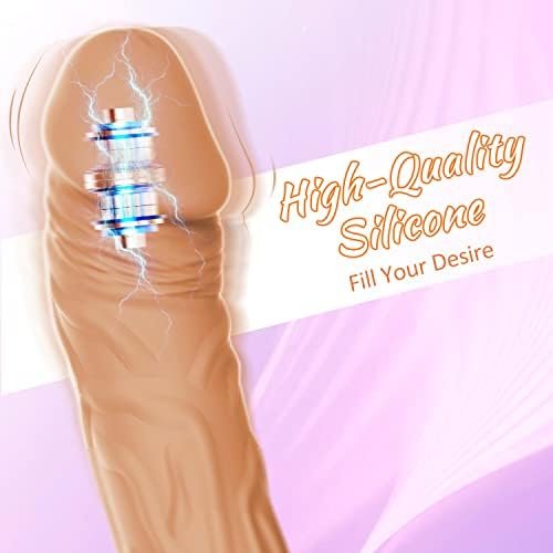 Realistic Dildo Vibrator For Women, Sex Toys Clitoris G Spot Anal Stimulator With 10 Powerful Vibration Mode, Waterproof Powerful Vibrator For Couples - Image 3