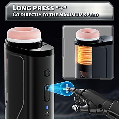 Automatic Sucking Male Masturbator, Penis Stimulating 10 Modes, Telescopic Male Masturbator Sucking, Full Wrap Male Masturbator Cup,Hands Free Male Masturbator - Image 3