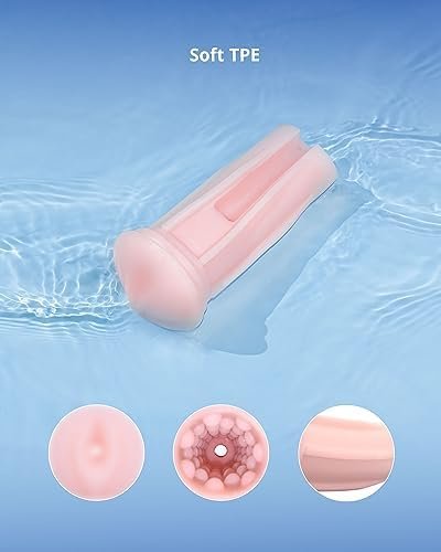 Lovense Pocket Slevees For Men, Max 2 Electric Masturbator Cup Accessories, 3D Natural Color - Image 2