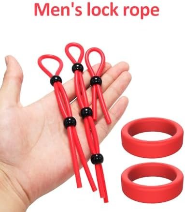 Cock Rings For Men Avvolg Silicone Penis Ring Kit,Adult Sex Toys, Stretchy Male Dick Erection Enhancing Tools, Couples' Games Comfort Sensory Ring Set - Image 2