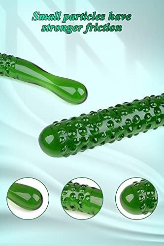 Fst Crystal Cucumber Anal Plug Glass Analdildo Pleasure Wand Sex Toy For Male Female Masturbation - Image 2