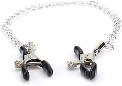 Nipple Clamps, Electric Shock Nipple Clamps,Adjustable Current Level Electric Nipple Clamps,Nipple Jewelry Non Piercing Dd24 - Image 3