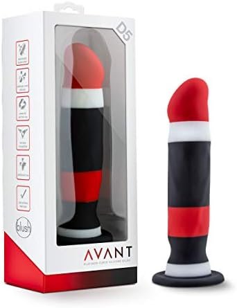 Avant 8" Silicone Dildo Suction Cup Strap On Base