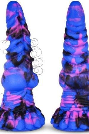 Huge Thick Big Monster Dildo, Silicone Fantasy Dragon Dildo With Suction Cup For Anal Prostate Massage, Large Knot Dildo Sex Toys For Women Men Pop, 8.7" Realistic Bad Boy