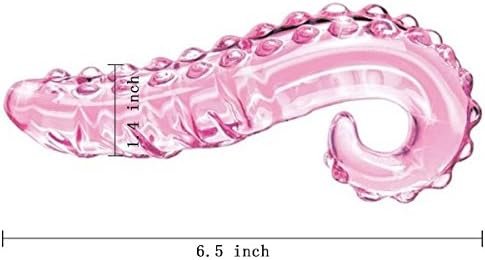 Crystal Glass Pleasure Wand Dildo Penis - Akstore - Glass Massager (Pink) - Image 2