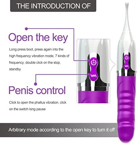 High-Frequency Clitoral Vibrators For Women Powerful G Spot Vibrator Clitoris Massager Anal Vibrating Dildo For Women Vaginal Stimulator Double Penetrating Adult Sex Toys & Games - Image 3