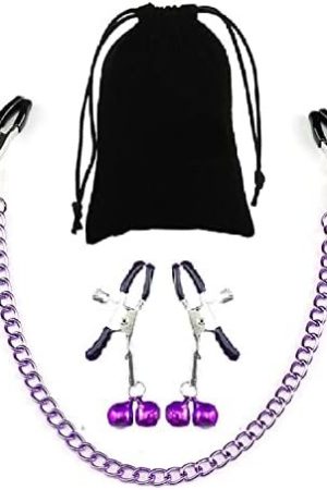 New 4321 Nipple Clips Clamps For Women,Adjustable Pressure Breast Clamps Stainless Steel Non Piercing Nipple Rings Decorative Clip For Pleasure Nipple Clips-Zr4