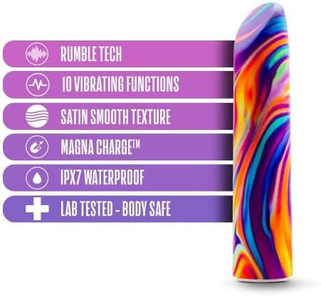 Limited Addiction Psyche Power Vibe - 10 Rumbletech Powered Deep Rumbly Vibration Settings - Satin Smooth Texture - Rechargeable - Ipx7 Waterproof - Clitoral Vibrator Massager Sex Toy For Him Her - Image 2