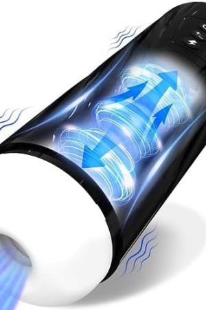 Male Masturbator Sex Toy For Men, Male Sex Toy Pocket Pussy For Men, Thrusting & Vibrating Hands Free Male Masturbator, Automatic Stroker Male Vibrator Blowjob Sex Machine Adult Toy