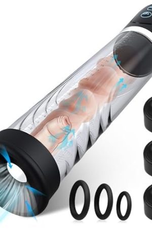 Electric Penis Vacuum Pump-Adult Male Toy Enlargement Extend Pump With 3 Automatic Suction Modes,Enhanced Penis Stimulation Automatic Male Masturbator Penis Pumps Male Sex Toys For Men Erections