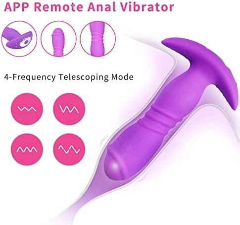 Plug-In Vibrator, Adult Sex Toy Vibrator, Vibrator And Telescopic Massager, Male Sex Toys, Male And Female Sex Toys, Purple - Image 2