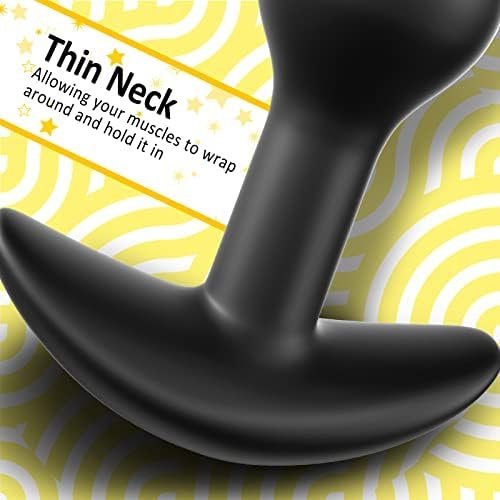Butt Plug Silicone Gradual Anal Bead Plug For Comfortable Long-Term Wear Prostate Massager Sex Toy With Narrow Flared Base & Thin Neck For Women Men Tjijp - Image 3