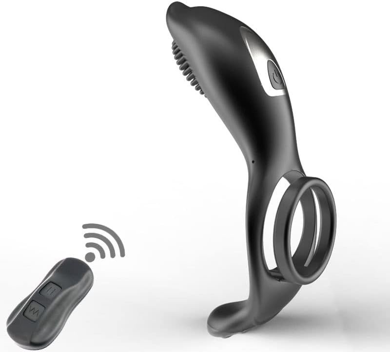 Adult Sex Toys Vibrating Penis Ring For Couples With 10 Vibration Modes, Cock Ring For Stronger Erection Stimulating Pleasure Enhance Massager Mens Vibrator(Rabbit)
