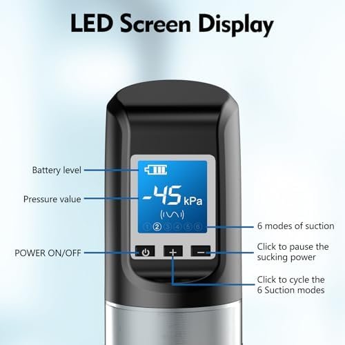 Male Electric Penis Vacuum Pump - Penis Enlargement Extend Pump With 6 Suction Modes, Penis Pump Bigger Longer Stronger Erections, Rechargeable & Led Screen Adult Sex Toys For Men - Image 2