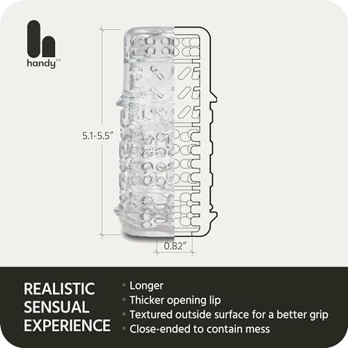 The Handy Masturbator Sleeve - Truegrip Gen 2 Penis Sleeve - Realistic Male Masturbator Sleeve For Adult Sex Toys For Men - Image 2