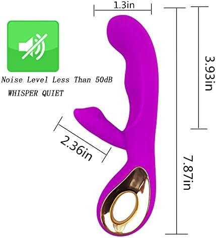 Leseox G-Spot Rabbit Vibrator Dildo Adult Toys, Rechargeable Vibrating Massager For Clitoris Nipples Vagina Stimulation, 10 Powerful Vibration Speeds Stimulator, Adult Sex Toy For Women And Couples - Image 3