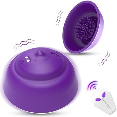 Corexpower Nipple Toy Vibrator, Sex Toys Vibrating Nipple Clamp Sucking Stimulator Massager With 10 Powerful Vibrations, Rechargeable Adult Sex Toy, Suitable For Female Couples