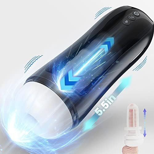 Automatic Male Masturbator Cup With 7 Thrusting & 7 Vibration Male Sex Toy, Electric Male Masturbators With 5.5In Realistic Sleeve Pocket Pussy Stroker, Blowjob Adult Sex Toys For Men Masturbation - Image 2