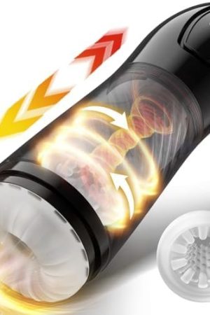 Automatic Male Masturbator Sex Toys For Men, Male Masturbators Cup With 9 Thrusting & Rotating Modes For Penis Stimulation, Men'S Adult Toys 3D Electric Pocket Pussy & Visual Window Male Stroker