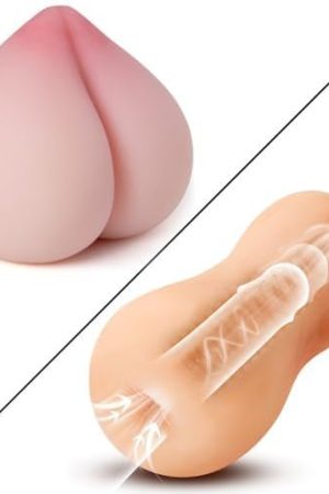 Peach Shape Male Masturbator Adult Sex Toys For Men And Realistic Anal Male Masturbator