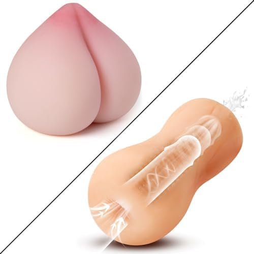 Peach Shape Male Masturbator Adult Sex Toys For Men And Realistic Anal Male Masturbator