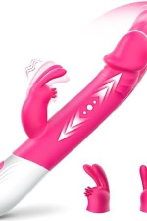 Thrusting Dildo Vibrator G Spot Rabbit Vibrators Sex Toys For Women Realistic Heating Vibrator, Waterproof Clitoral Massager Adult Toy For Couple Play Waterproof Dual Motor Sex Machine