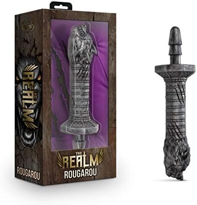 Blush The Realm Rougarou Werewolf Sword Handle - Compatible With All Lock On Type Dildos And Other Sex Toys - Plug Right Onto Handle - Fantasy Role Play Sex Toy For Adults