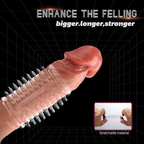 Penis Rings,Sex Toys For Men 6 Pcs Cock Ring Set,Cock Ring For Men Clear Stretchy Erection Enhance Penis Girth Tool, Pleasure Sleeve For Men,Cock Sleeves,Penis Sleeve,Adult Toy - Image 3
