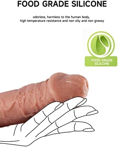 Big Thick Huge Dildo,6.5'' Girth 9'' Length Realistic Premium Silicone&Waterproof Storage Bag,Big Penis Adult Sex Toys G-Spot Giant Dick Cock Strong Suction Cup For Hand-Free - Image 3